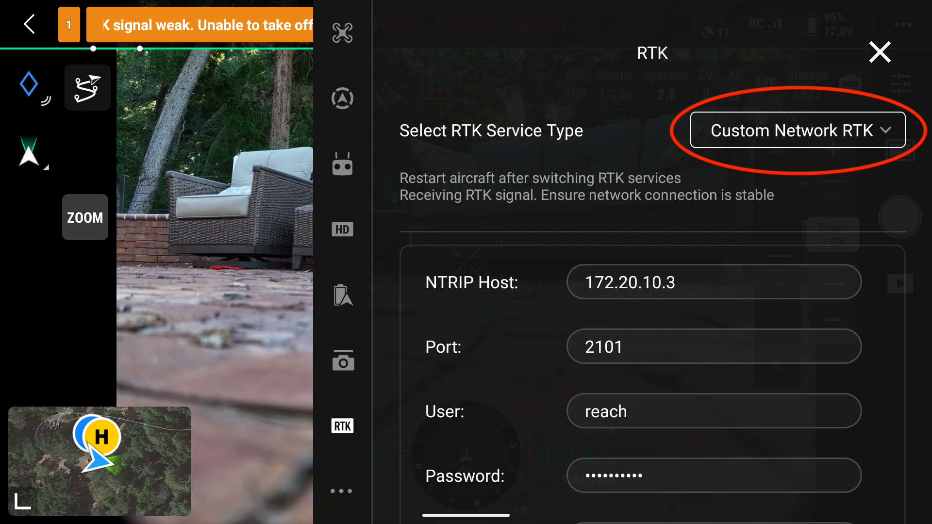 Custom Network RTK