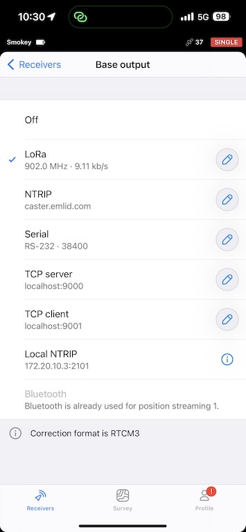 Base output LoRa