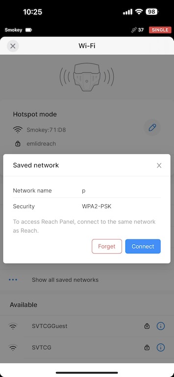 Connect to iPhone WiFi
